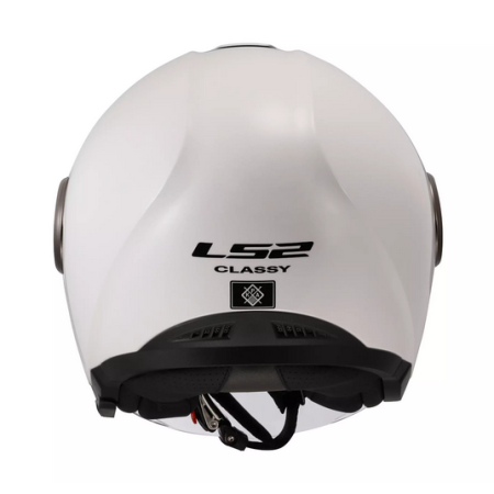 Kask otwarty Jet LS2 Classy Gloss White